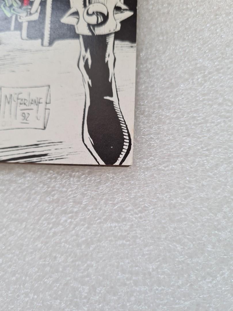 SPAWN #10 (Category: Other Merchandise) located in Singapore. Submitted by gridnaut (Listing ID 1080447829, Image 5). Description: Minor issues. Still in great shape. Cerebus appearance. McFarlane art, Dave Sim story. Guest appearances by Marvel & DC characters (subtly). Is that Superman?? I was told the only issue not reprinted in TPB?!..