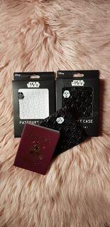 Star Wars Mini Travel Passport Holder. Storm Trooper and Darth Vader covers.