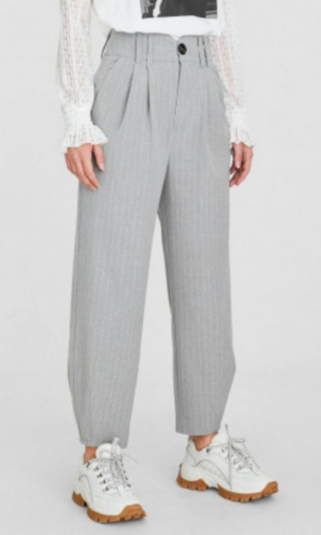 Stradivarius striped slouchy pants 