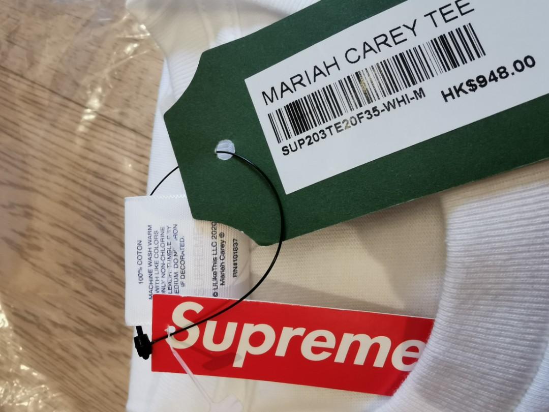 Supreme Mariah Carey tee, 名牌, 服裝- Carousell