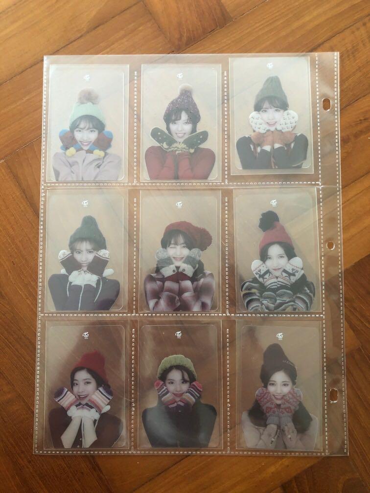Twice Merry Happy Blanket Transparent Photocard Set Hobbies Toys Memorabilia Collectibles K Wave On Carousell