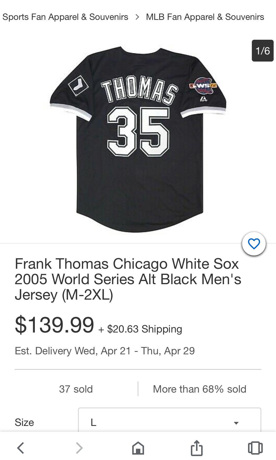 White sox best sale world series jersey