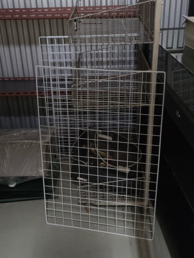 White wall rack, Furniture & Home Living, Furniture, Shelves,