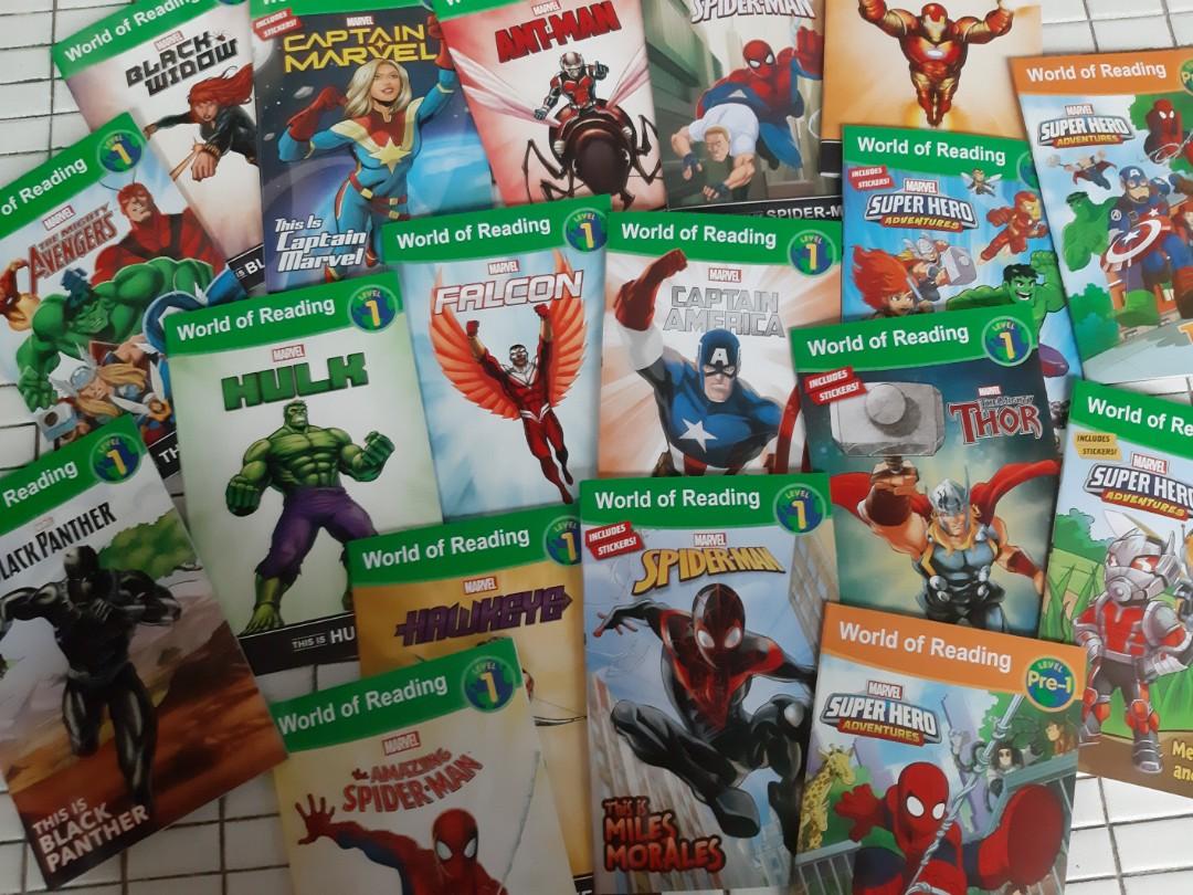 Magazines,　Adventures,　Carousell　Books　Books　World　Children's　Toys,　on　Heroes　of　Super　Marvel　Reading　Hobbies
