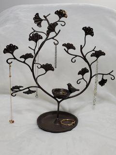 Wrought Iron Jewelry Tree
