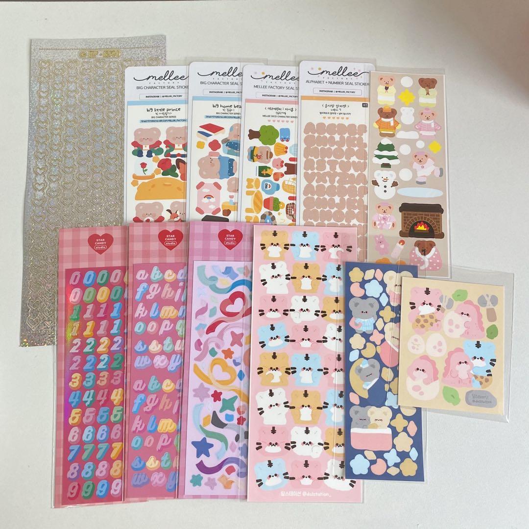 wts authentic korean stickers for polco hobbies toys stationery craft craft supplies tools on carousell