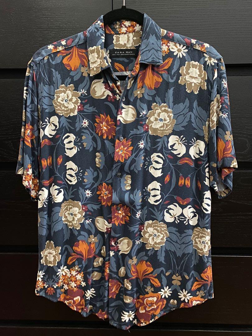 Zara floral polo clearance