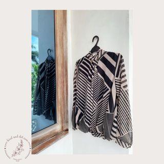 Zebra Top (bergaris)