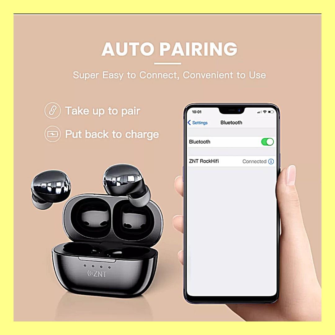 Znt earbuds how deals to connect