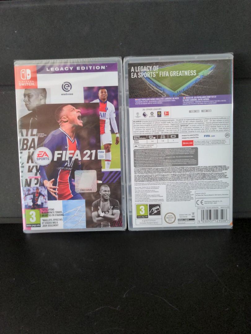 全新未開NEW Switch EA NS FIFA 21 Legacy Edition, 電子遊戲, 電子