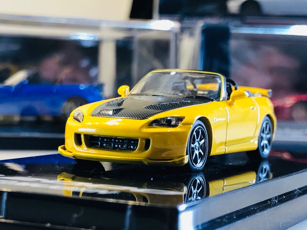 全新hobby Japan 1 64 Honda S00 無限黃色 興趣及遊戲 玩具 遊戲類 Carousell