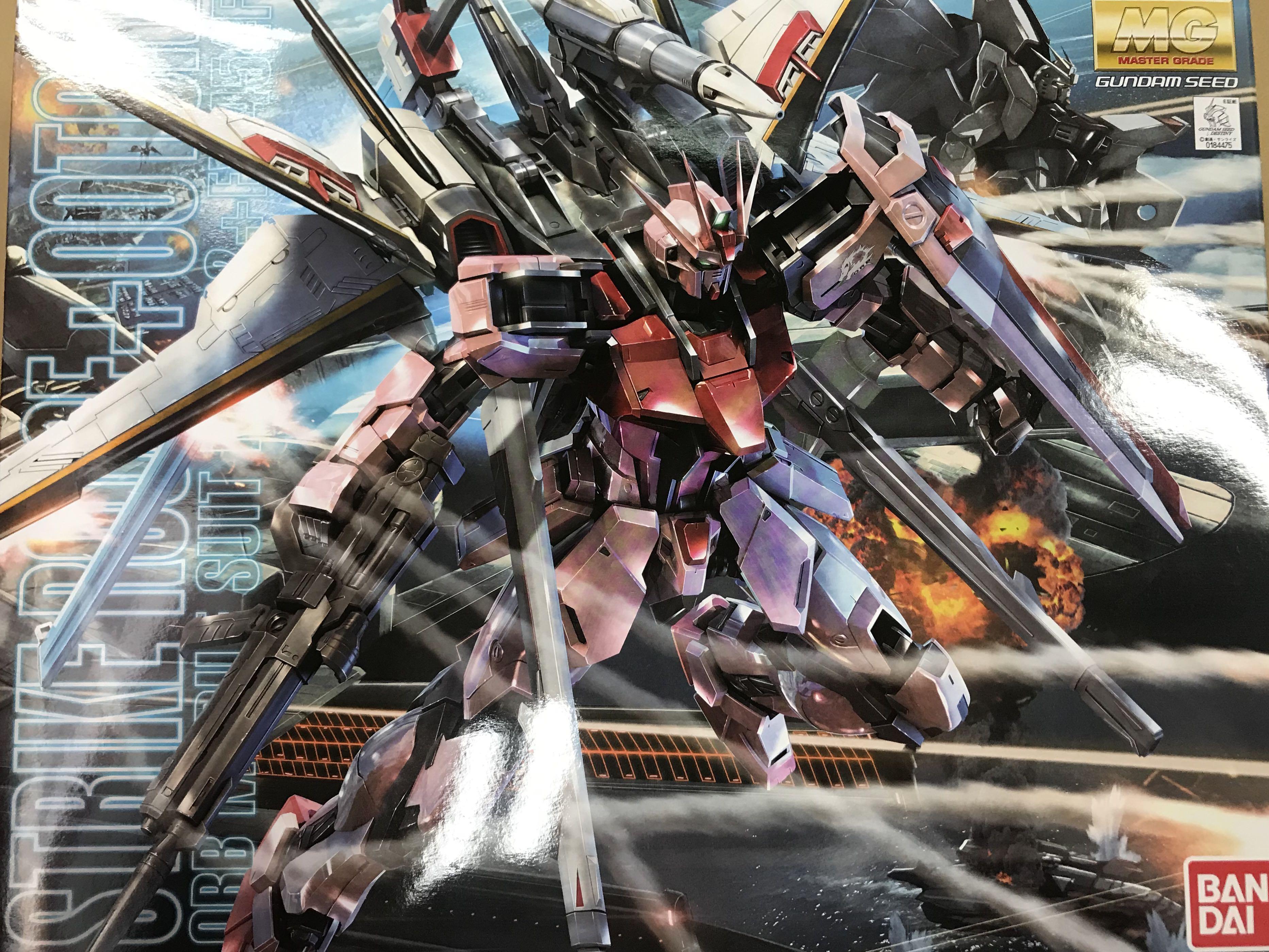 高達模型MG 1/100 突擊高達紅突, 興趣及遊戲, 玩具& 遊戲類- Carousell