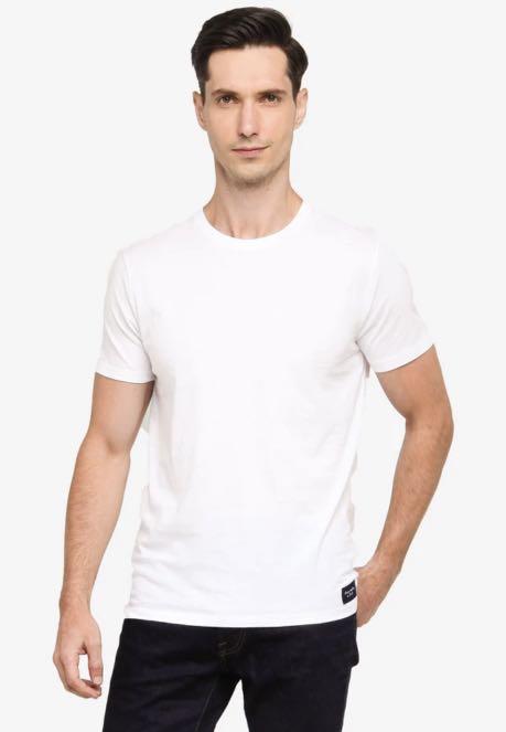 Fitch White Crew Neck Men's Tee 