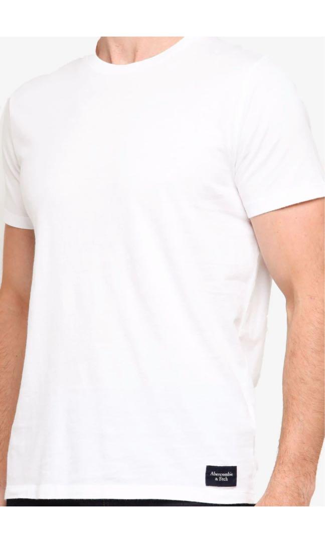 Fitch White Crew Neck Men's Tee 