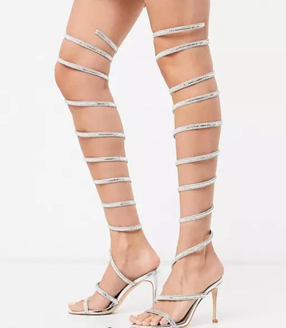 Thigh High Rope Sandals & Gladiator Sandals | Designer Shoes For Women