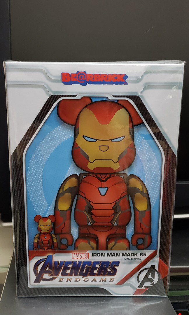 🚥全新🚥Bearbrick Ironman be@rbrick Iron man Avengers Mark 85 MK85 ...