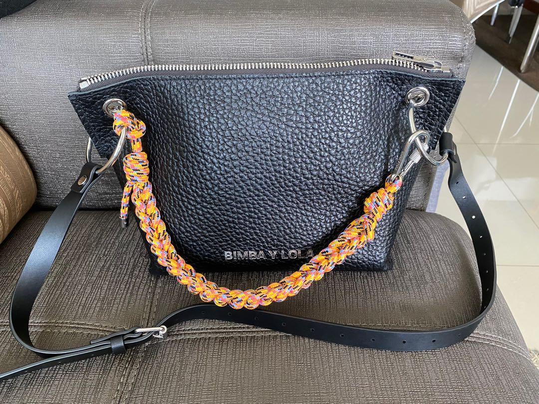 Leather crossbody bag Bimba y Lola Black in Leather - 37677558