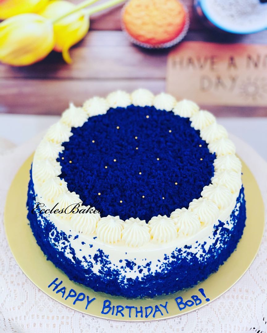 Moist BLUE VELVET Cake Big Batch Baking - YouTube