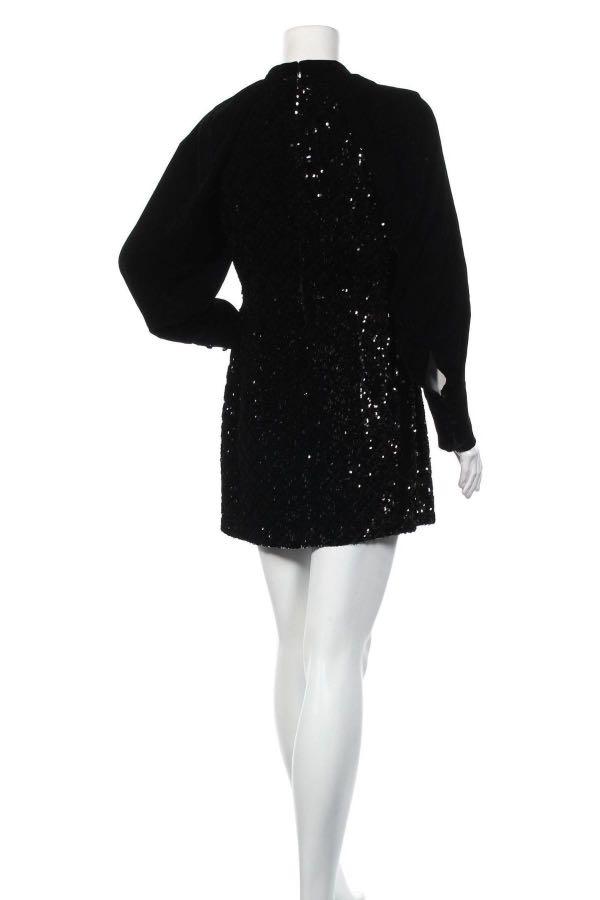 Sequin velvet shop dress zara