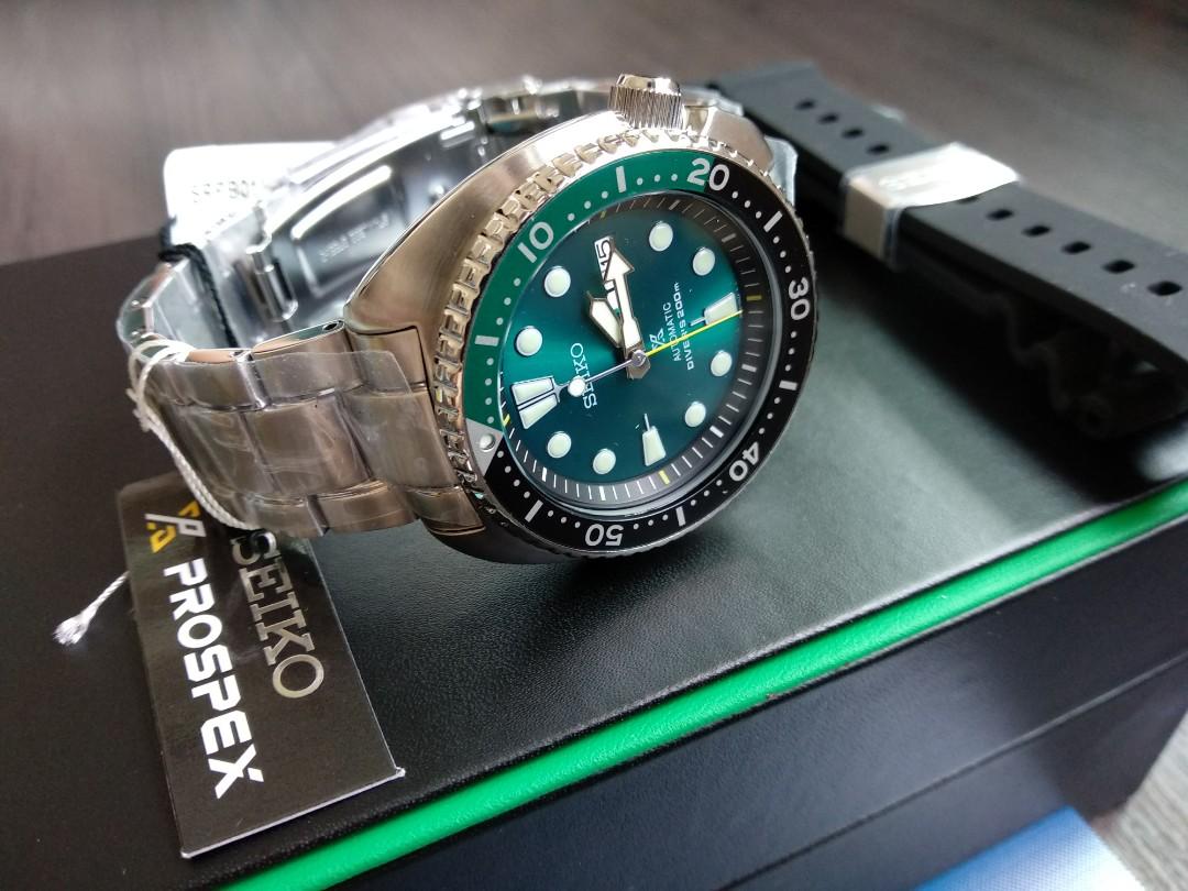 Brand New with Tag (Full Set) Limited Edition Seiko Green Turtle