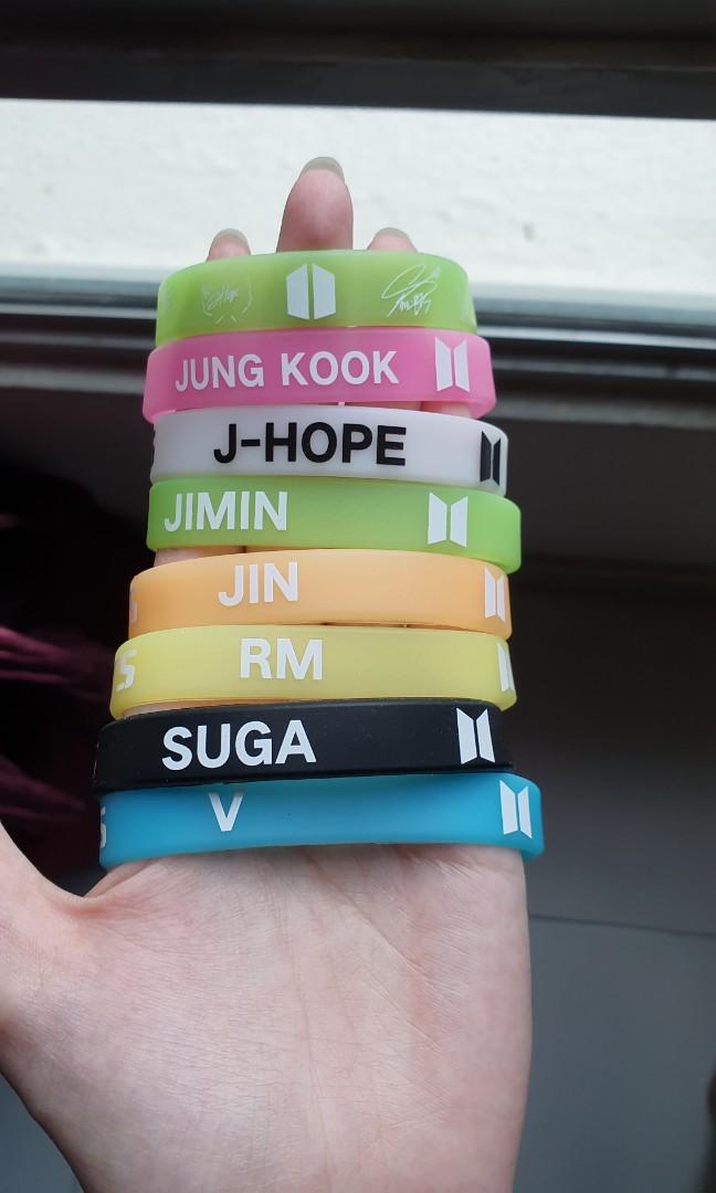 Bts store rubber bracelet