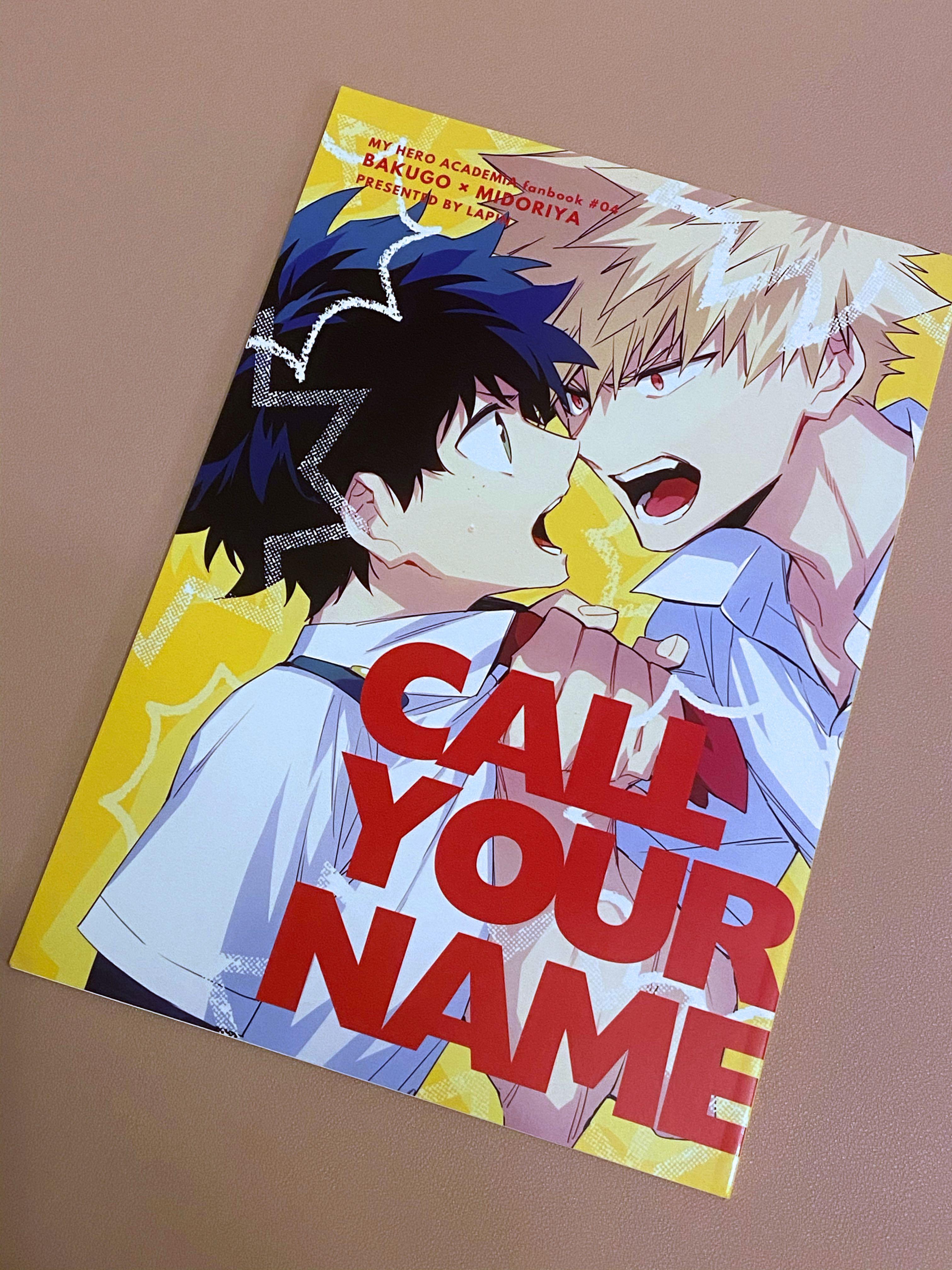 Call Your Name 我英同人本同人誌 興趣及遊戲 書本 文具 漫畫 Carousell