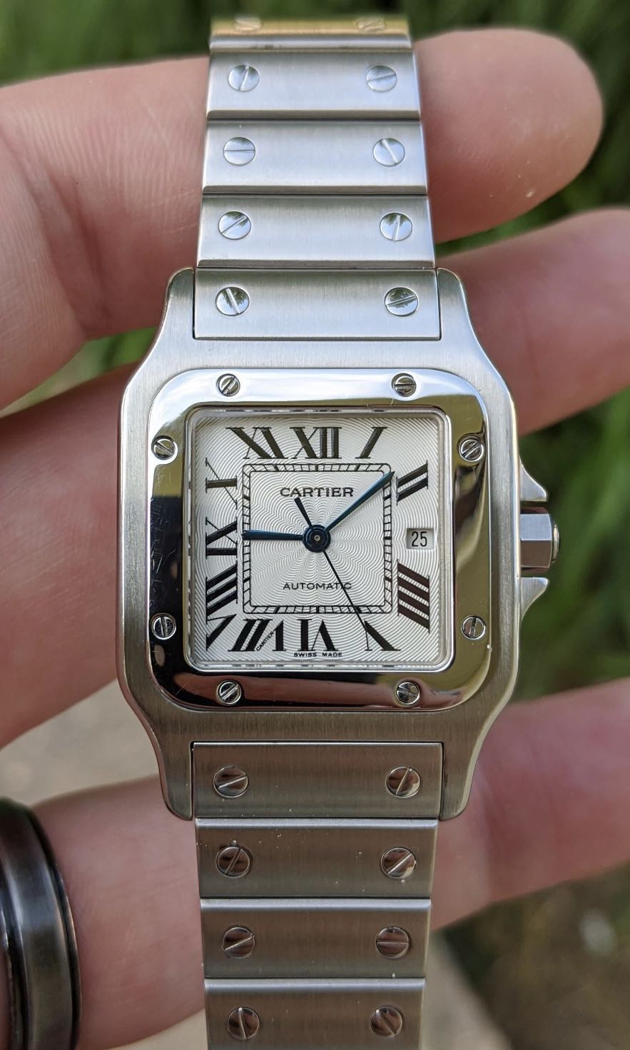 Cartier Santos Galbee LM Automatic Mens Ref. 2319 Mint Condition, Luxury,  Watches on Carousell