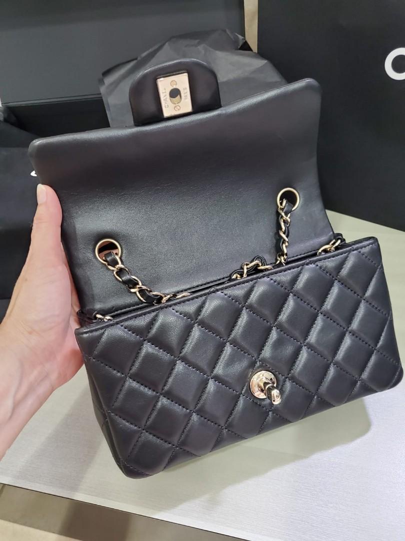 Chanel Mini Rectangle Light Gold Hardware, Luxury, Bags & Wallets on  Carousell