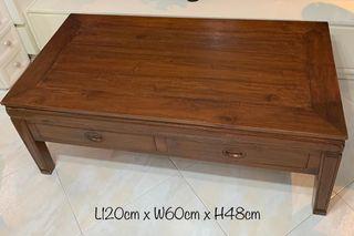 Coffee table teak wood