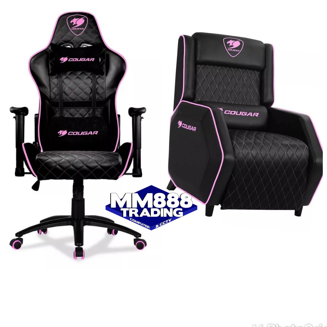 COUGAR PINK GAMING CHAIR Announcements on Carousell
