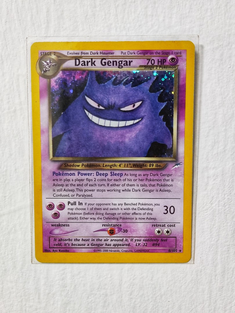 Dark Gengar Neo Destiny Rare Holo, Hobbies & Toys, Toys & Games on ...