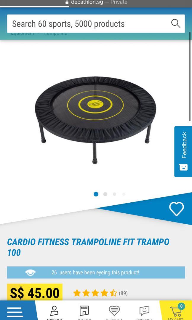 Cardio Fitness Trampoline Fit Trampo 100