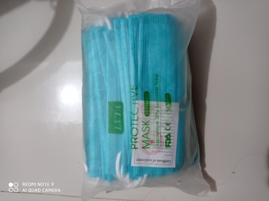 Elvita Surgical mask (thick) (Category: Face Masks & Face Shields) located in Caloocan City. Submitted by chinochino (Listing ID 1085025504, Image 2). Description: 50 pcs per pack (pre order).