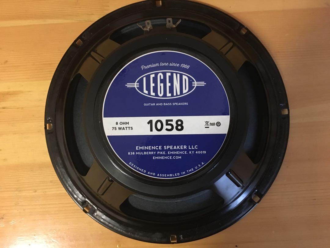 Eminence 1058 speaker top