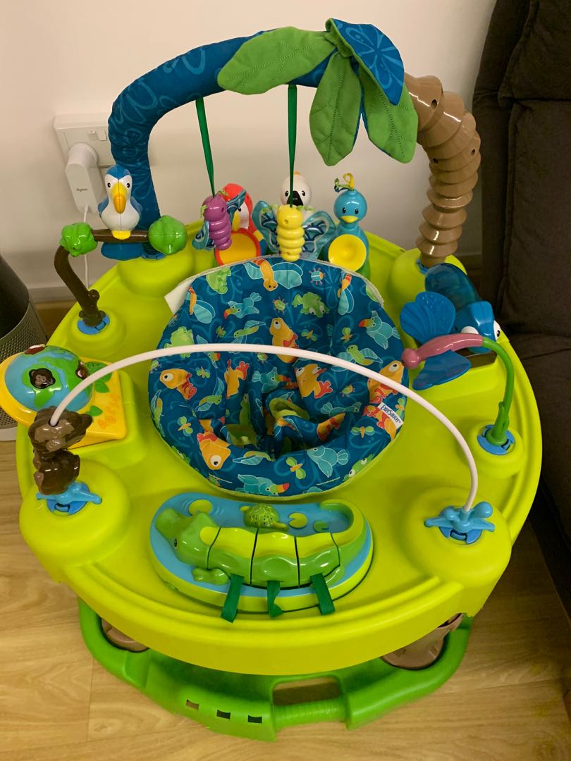 EVENFLO Exersaucer Triple Fun Life in The Amazon Babies Kids