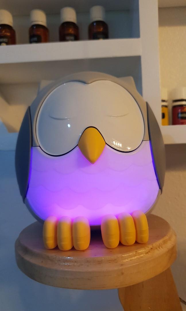 Brand New Owl Diffuser by Young Living - ON HAND (Category: Fragrance & Deodorants) located in Cebu City. Submitted by bethtaylor (Listing ID 1075152446, Image 2). Description: Feather the Owl Diffuser by Young Living - ON HAND Tuck your little ones in each night or energize any playroom with this multi-function diffuser—it’s a humidifier, aroma diffuser, night-light and white-noise machine, all in one! Easy to use, Feather the Owl features multi
