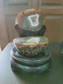 Feng Shui table crystal cave