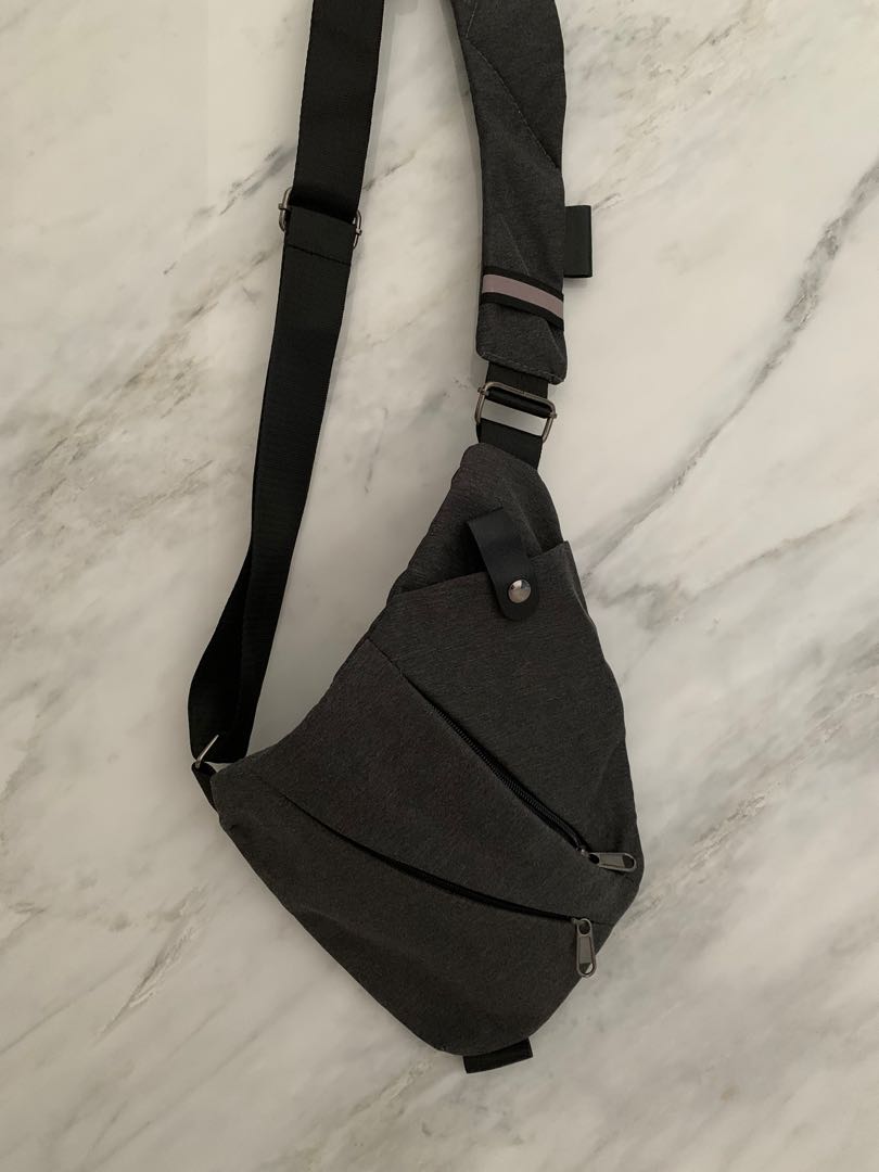 Flat Sling Bag Men s Fashion Bags Sling Bags on Carousell