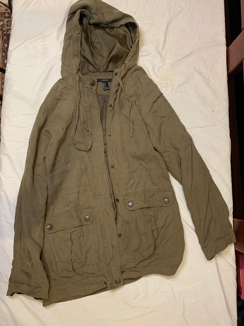 forever 21 rain jacket