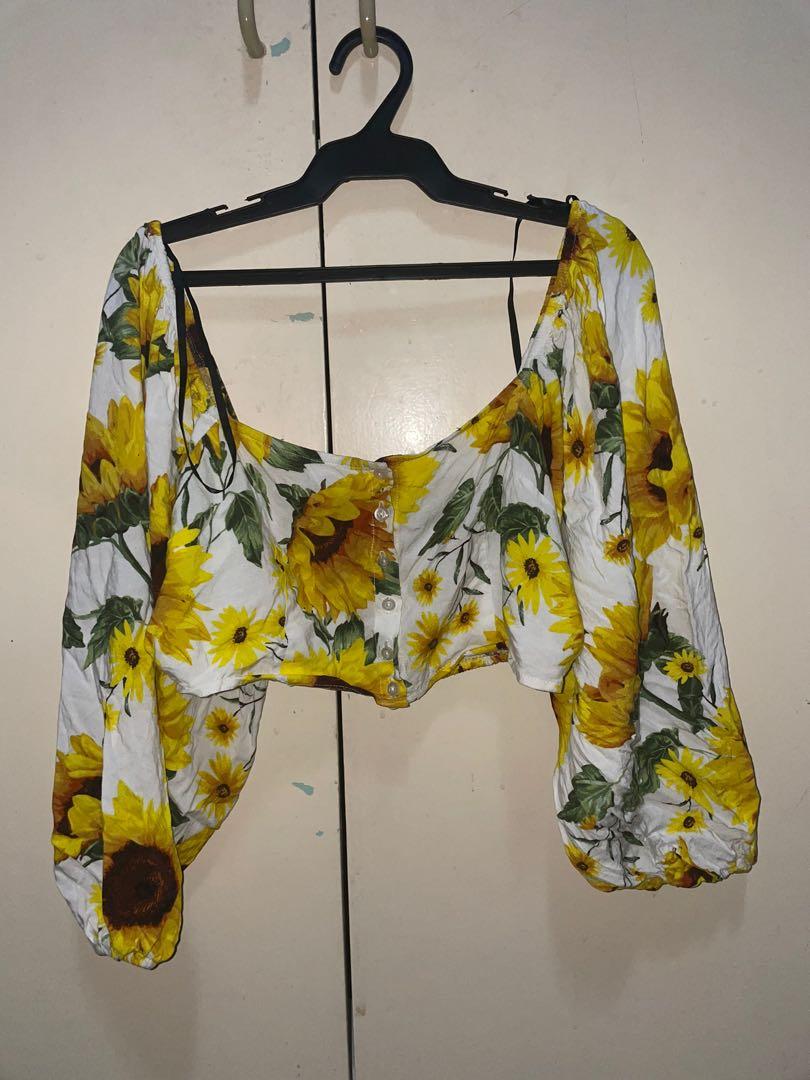 Sunflower top top forever 21