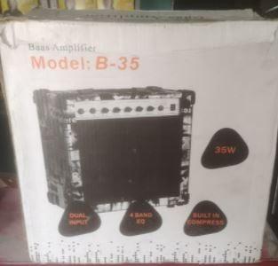 GLOBAL B-35 BASS AMPLIFIER (Category: Soundbars, Speakers & Amplifiers) located in Manila. Submitted by sportshubb (Listing ID 1084929455, Image 3). Description: GLOBAL B-35 BASS AMPLIFIER 4200 Specifications. - Output power 35 watts - Speaker : 10 - Function: High&low input, volume,4 band EQ,phones 09553905436 - Globe 09067036454 - Globe 09507383831‬ - Smart or Sun (02) 583 7557 - Landline We can do door to door cash-on-delivery (COD) within Met