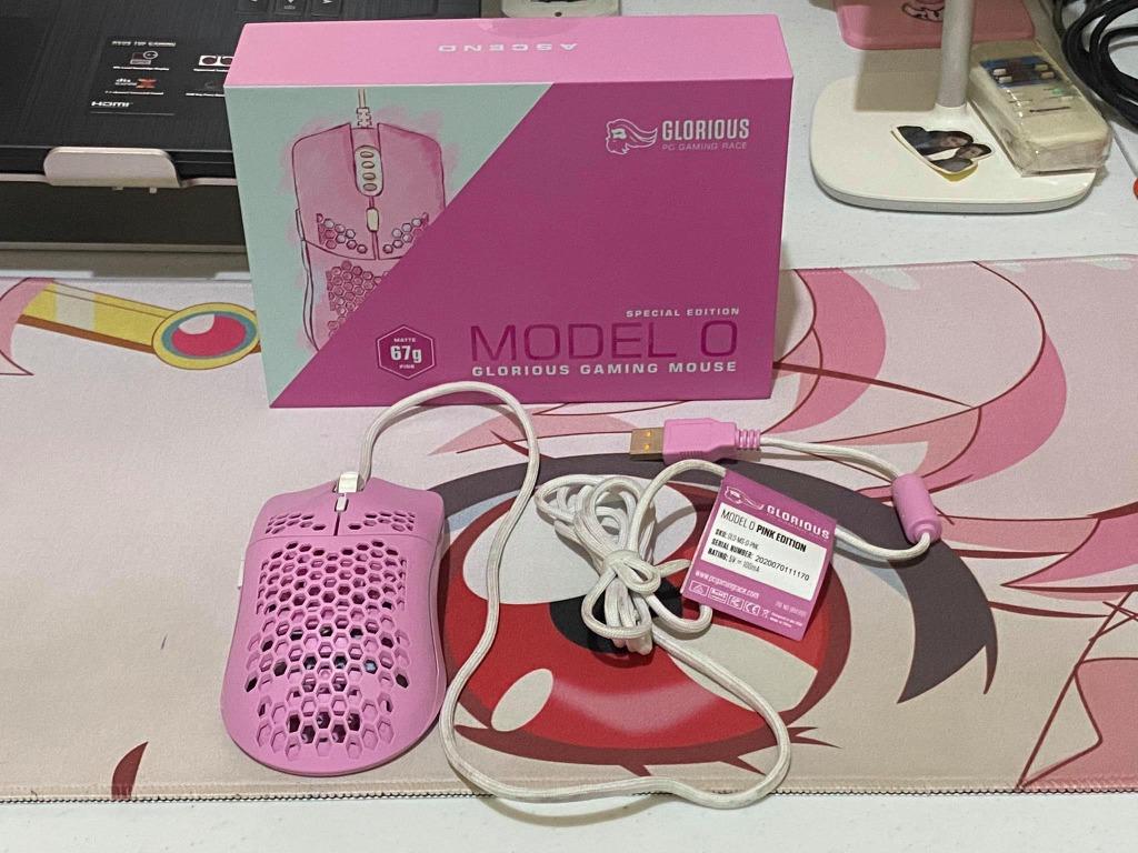 Glorious Model O Gaming Mouse Special Edition Matte Pink Computers Tech Parts Accessories Mouse Mousepads On Carousell