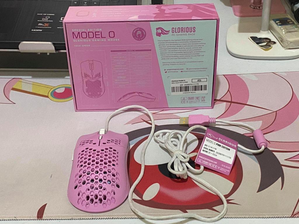 Glorious Model O Gaming Mouse Special Edition Matte Pink Computers Tech Parts Accessories Mouse Mousepads On Carousell