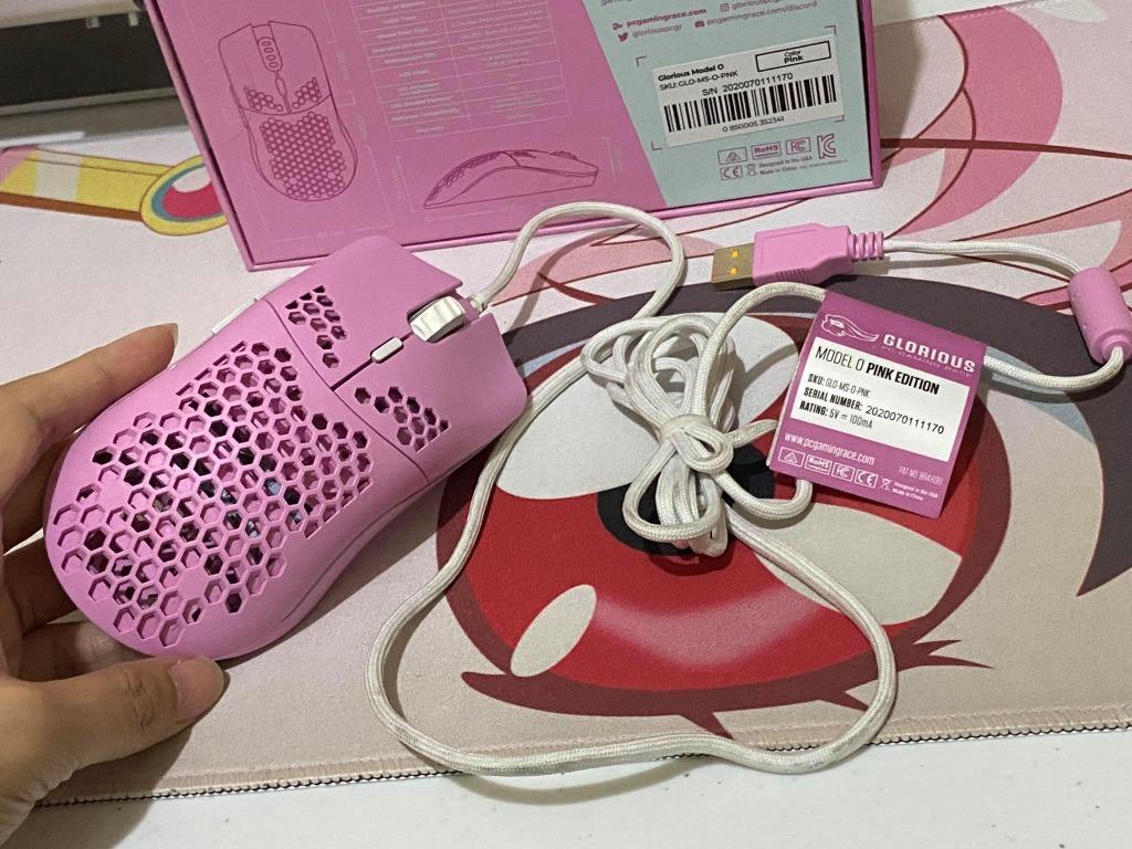 Glorious Model O Gaming Mouse Special Edition Matte Pink Computers Tech Parts Accessories Mouse Mousepads On Carousell