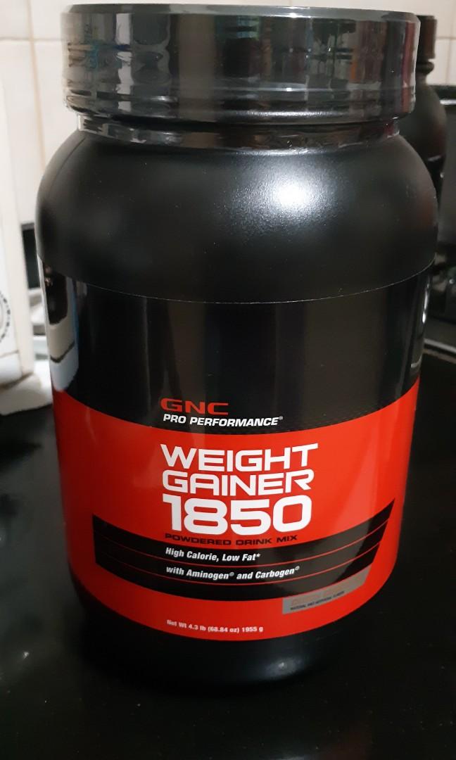 GNC Weight Gainer 1850, powdered drink mix, Health & Nutrition, Health