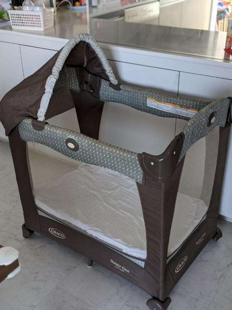 Graco Travel Lite Cot, Babies & Kids, Baby Nursery & Kids Furniture ...
