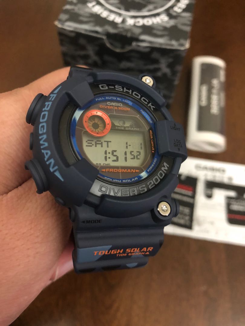 G SHOCK FROGMAN CAMO JAPAN SET NOS