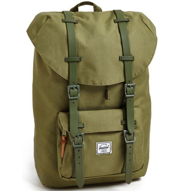 Herschel backpack army green best sale