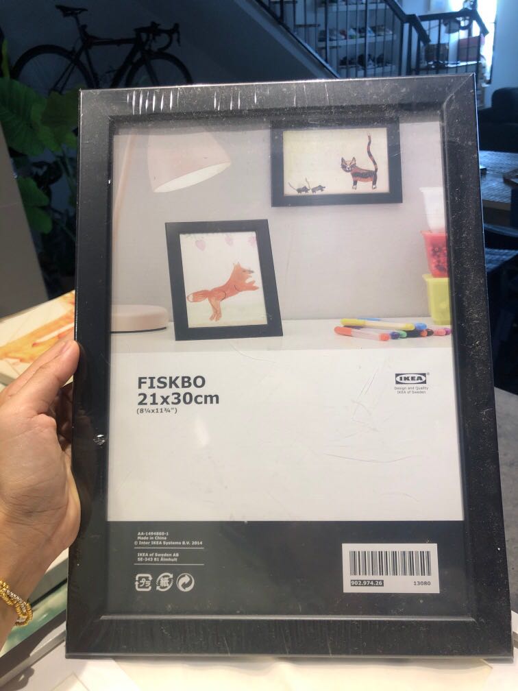 IKEA FRAME FISKBO 21x30cm, Furniture & Home Living, Furniture, Bed