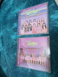 izone日文專輯twelve台壓版兩張一起賣，CD+DVD+小卡